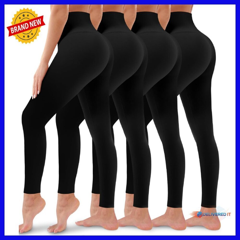 High Waisted Tummy Control Leggings Butt Lift Yoga Pants Workout Running